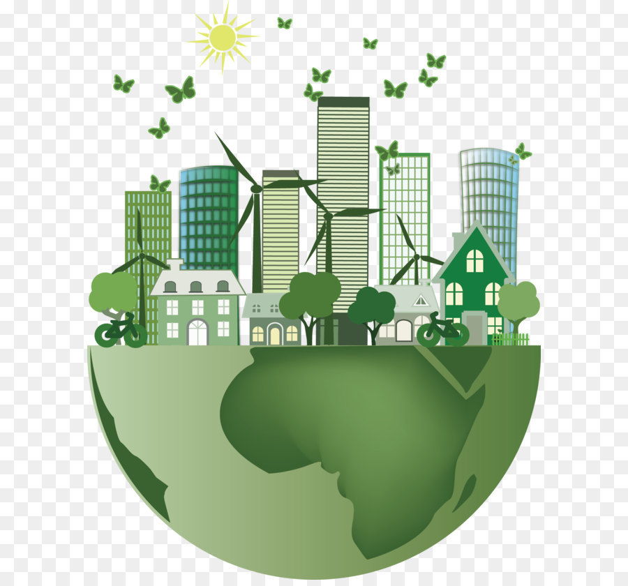 Energieeinsparung - Vektor Energie sparen, die Fürsorge für die Erde