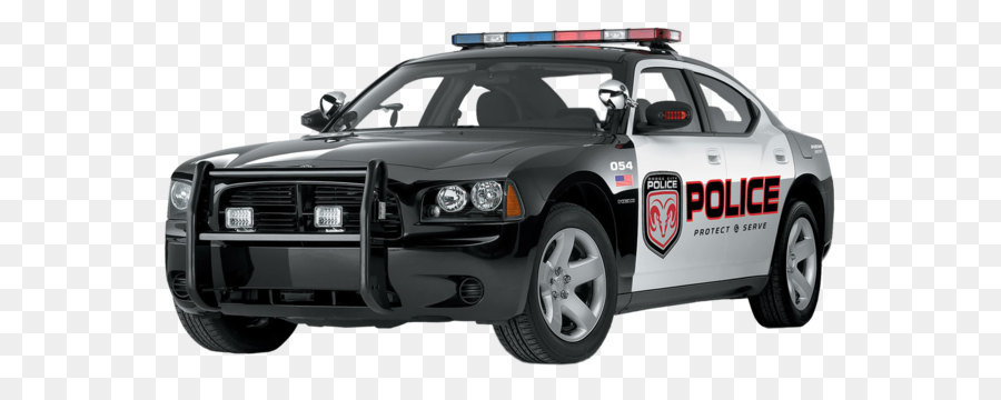 Polizeiauto Clip Art - Schwarze Polizei-Polizei-Auto