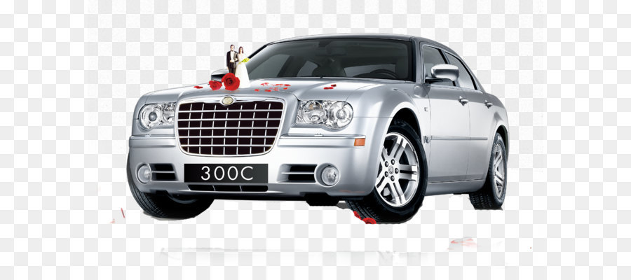 Auto Chrysler 300 Hochzeit - Dekoriert Hochzeit Auto