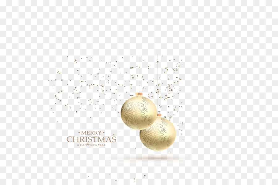 Weihnachten Schneeflocke ornament Computer Datei - Fantasy golden Christmas Kugeln