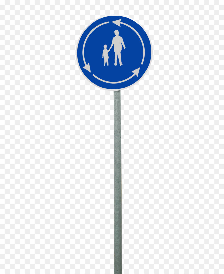 Download-Traffic sign Symbol - Blau Warnzeichen
