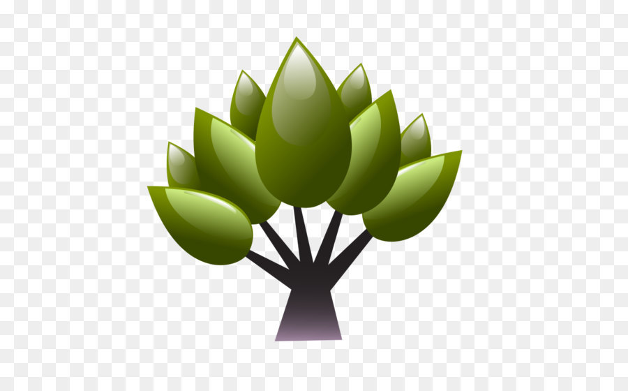 Baum Symbol - grüne Bäume