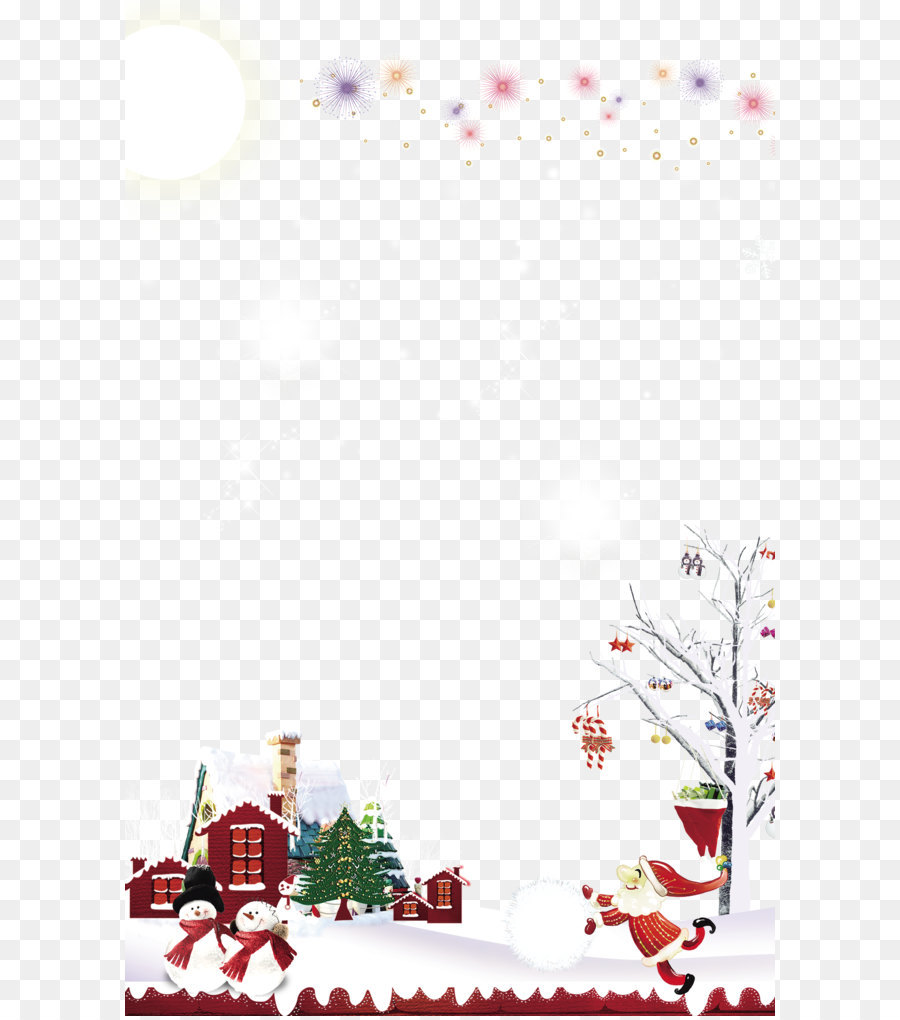 Poster Weihnachten - Warme Weihnachten-poster-Mode-Elemente