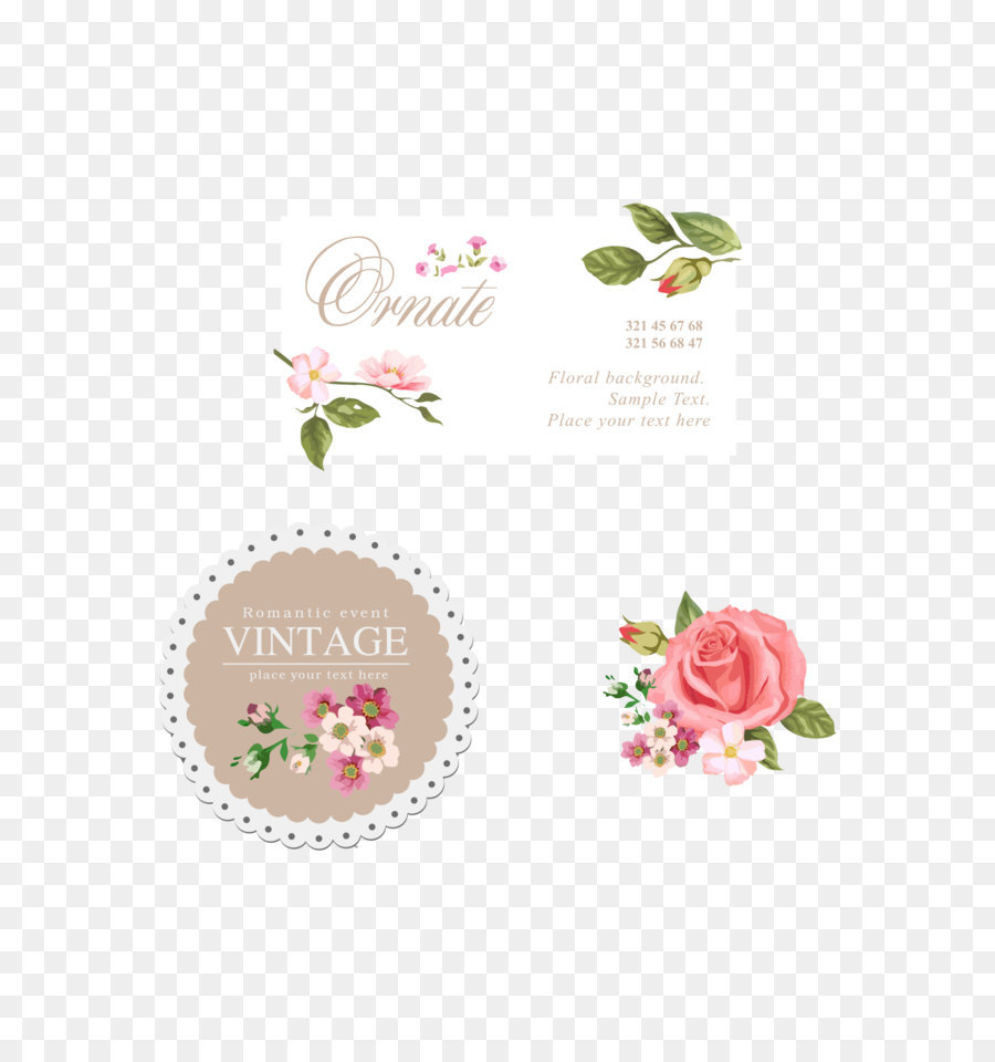 Floral Wedding Invitation Background