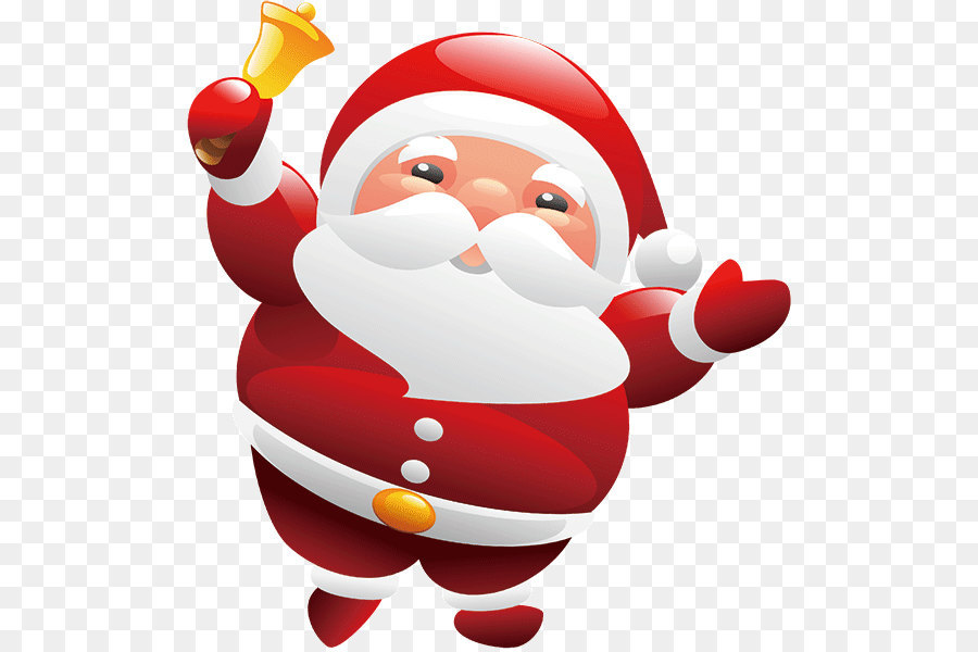 Weihnachtsmann weihnachtsclip Art - Hand bemalt Santa Claus