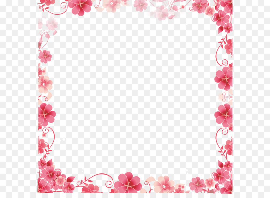 Flower Pattern Frame