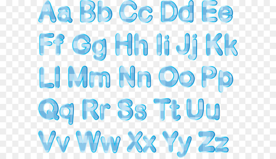 Inglese lettere dell'alfabeto Royalty-free Illustrazione - Cielo blu strisce parola inglese arte word