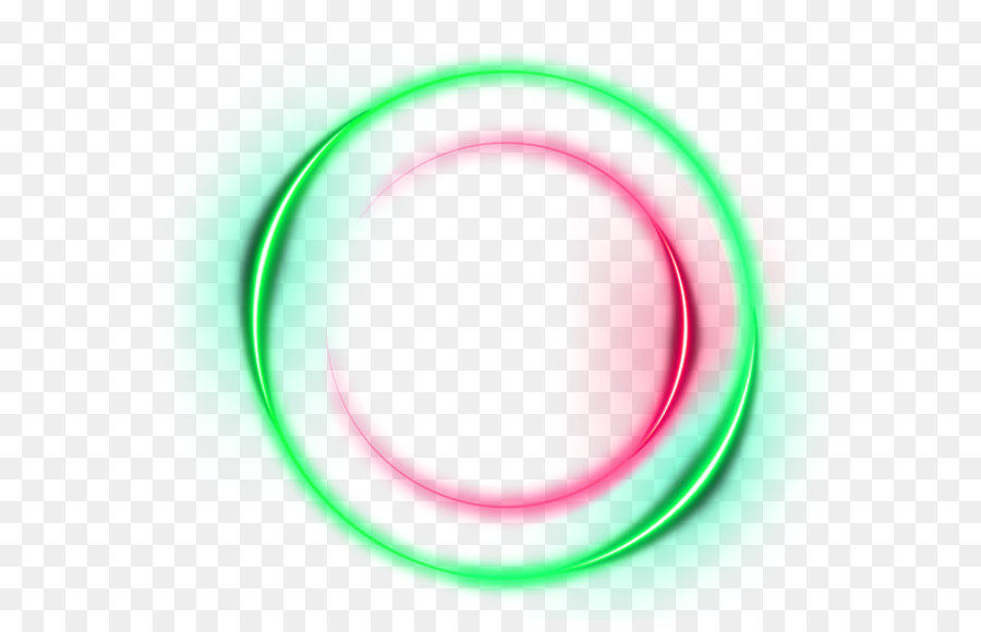 Cerchio Verde Marca Modello - Luce verde effetto elemento