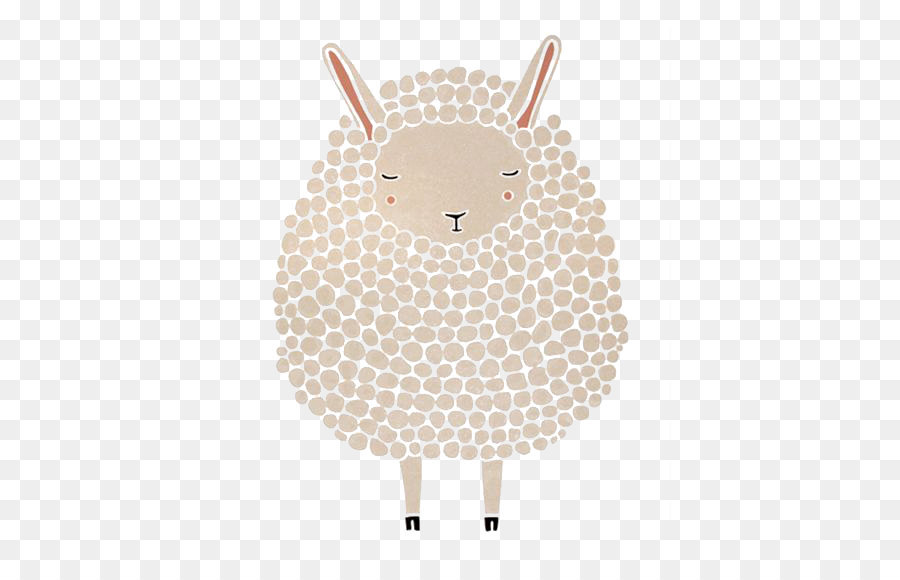 Cừu Giấy In Poster Hoạ - phim hoạt hình con cừu