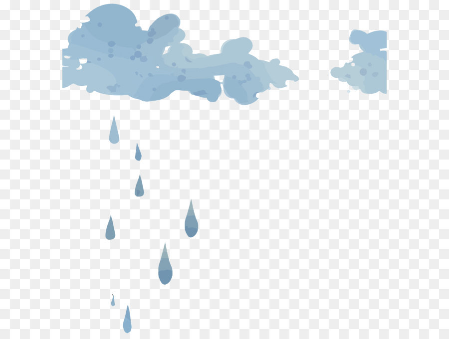 Cloud Regen Symbol - Vektor Regen Wolken