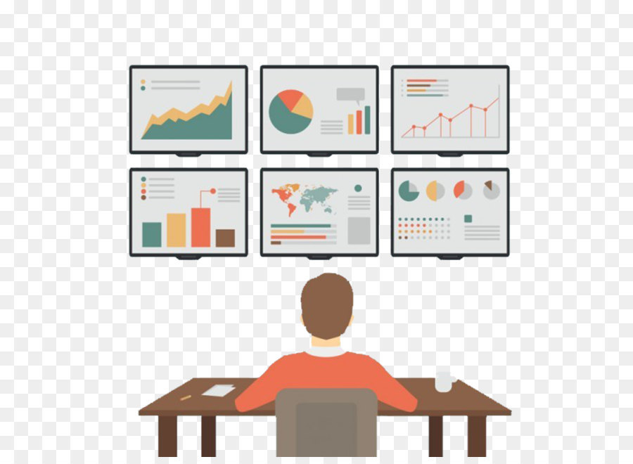 Analytics Big data di ottimizzazione di Search engine Marketing - Business office modello