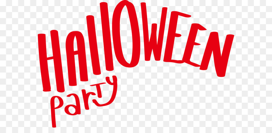 Halloween Microsoft Word Clip art - Rote Halloween party Kunst Wörter