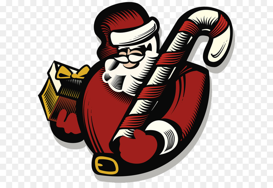 Babbo Natale, Regalo Di Natale Illustrazione - Babbo Natale, Illustrazione