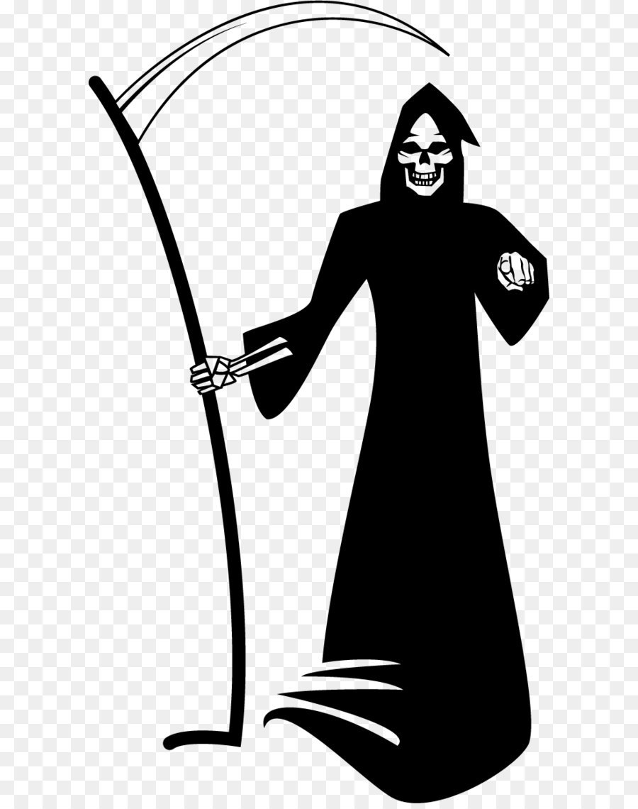 Symbole von Tod Silhouette Clip art - Schwarzen Hexe-silhouette