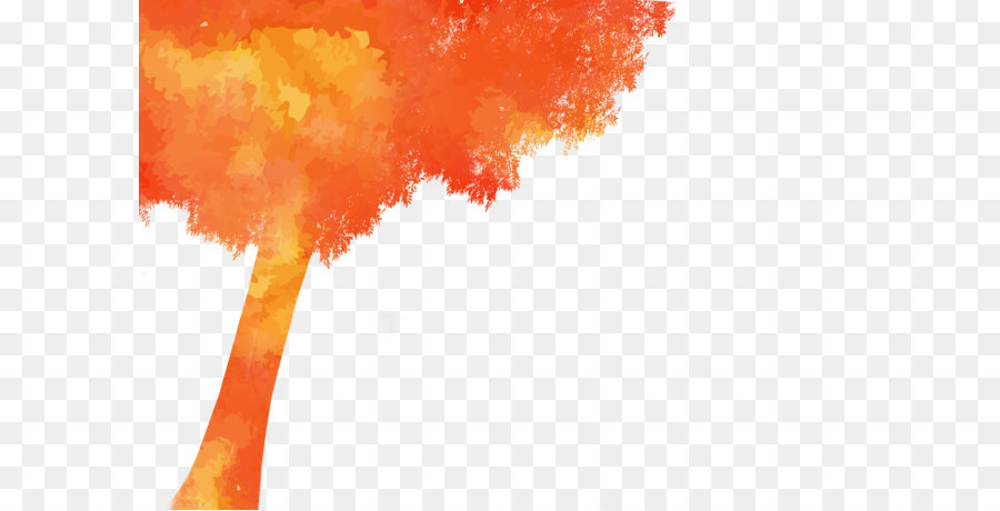 silhouette - albero in autunno