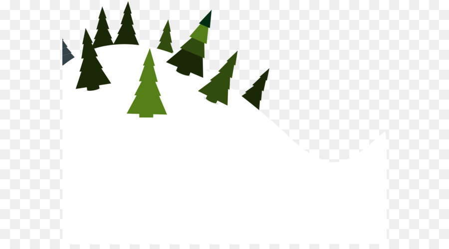 Abbildung - Weißer Schnee und Weihnachten Elemente
