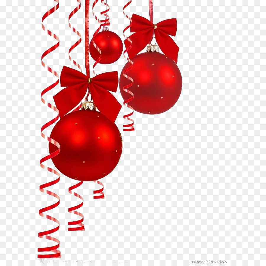 Ornamento di natale decorazione di Natale Clip art - la palla rossa