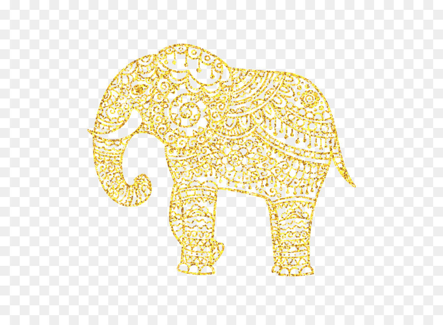 Vektor Goldenen Elefanten