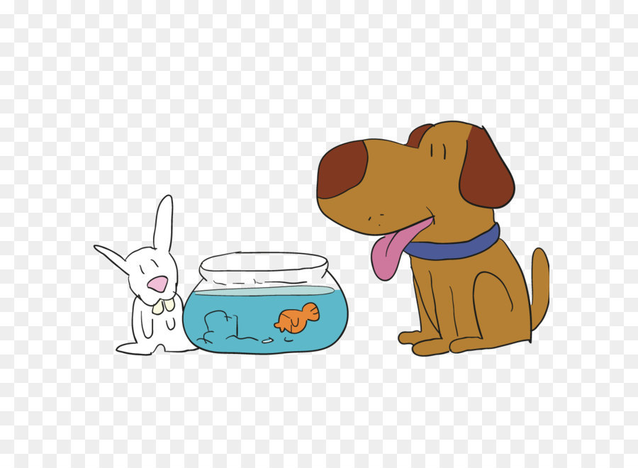 Vettore acquario e il cane