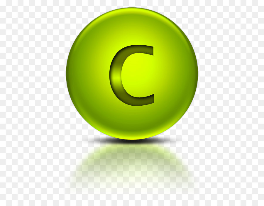 Grüner Kreis Tapete - Buchstabe C PNG