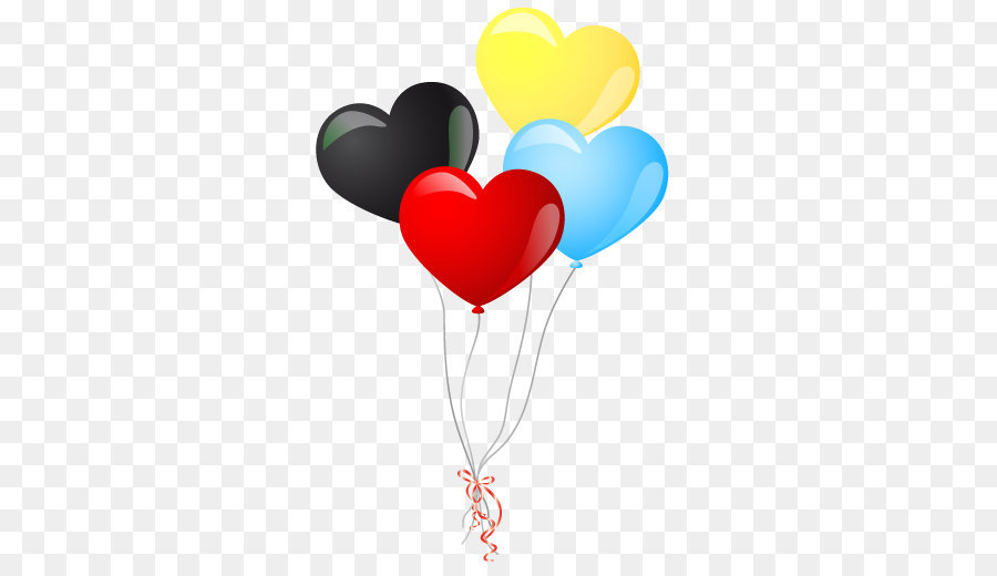 Ballon-Herz-Symbol - Ballon PNG Bild