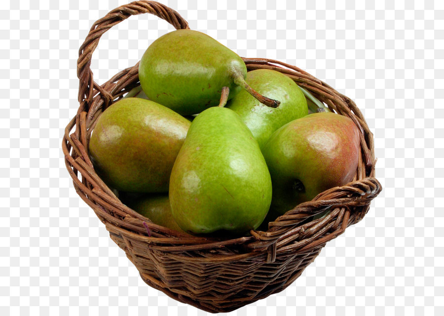 Pear Clip art - Grüne Birnen in den Korb PNG-Bild