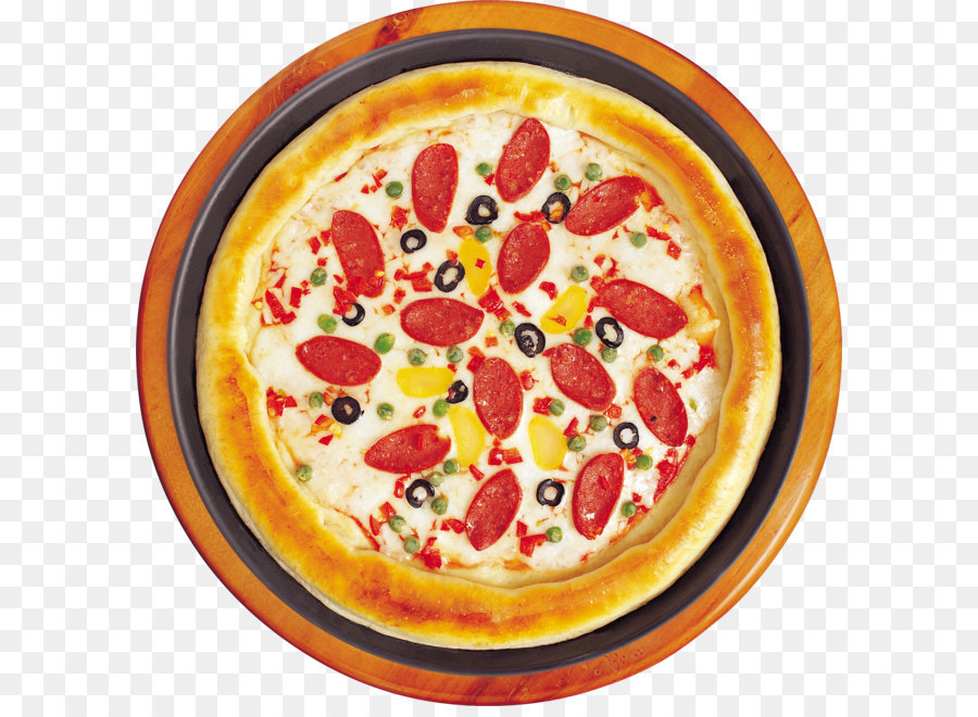 Pizza Lieferung Speck Schinken - Pizza PNG Bild