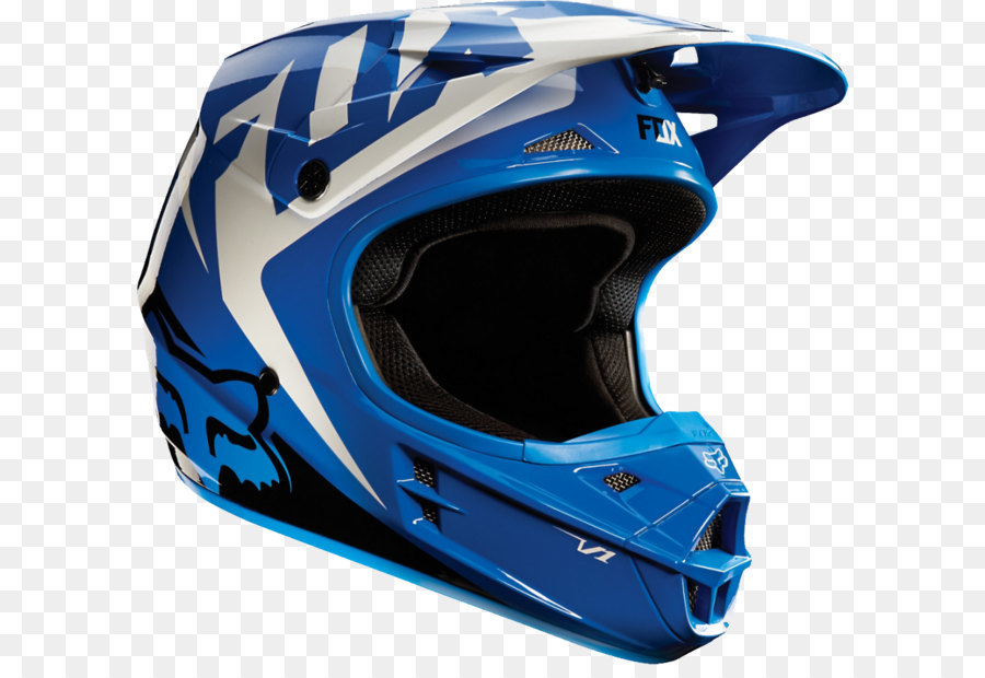 Casco moto Fox Racing Racing casco Motocross - Full face casco da bicicletta immagine PNG