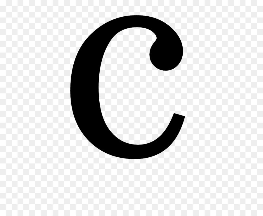 Marca Cerchio Pattern - lettera C PNG