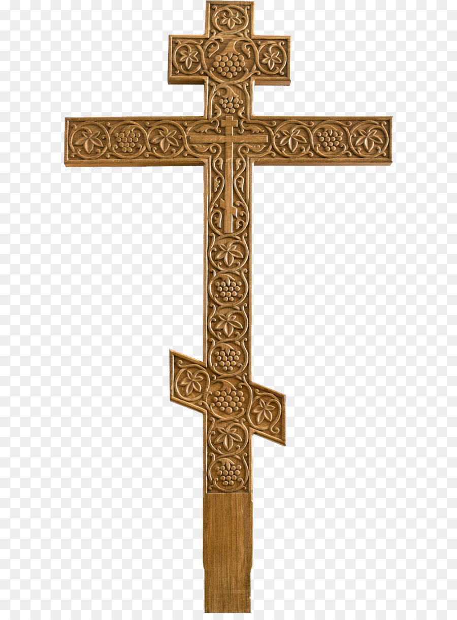 Ortodossa russa croce croce Cristiana Crocifisso - Croce cristiana PNG