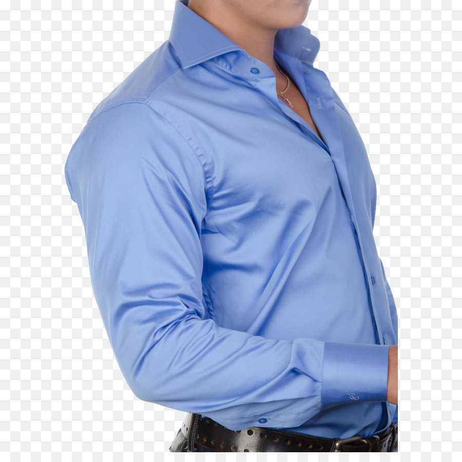 Kleid, shirt, Langarm T shirt Kleidung - Blau Kleid shirt PNG Bild