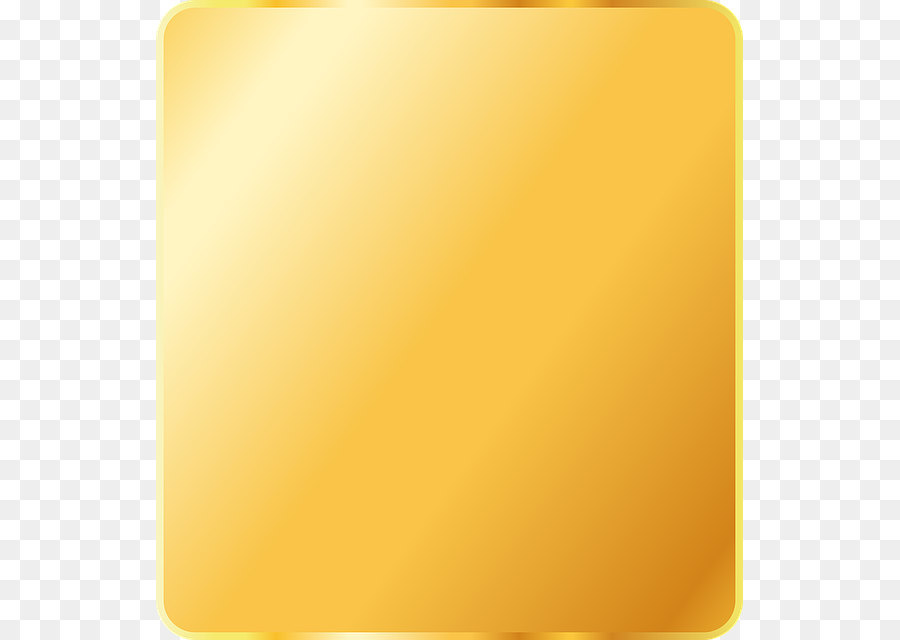 Square Gold Scalable Vector Graphics Rechteck - Button PNG