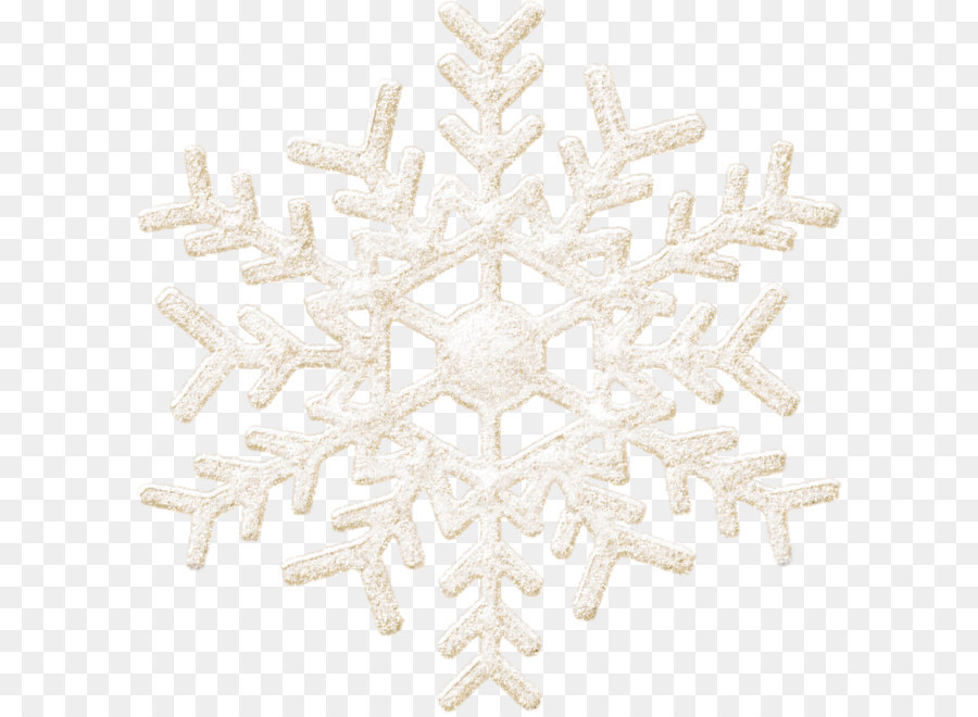 Schneeflocke Symmetrie-Weiß-Muster - Schneeflocke PNG Bild
