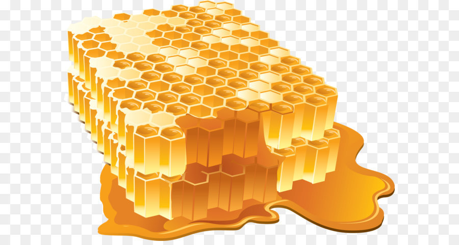 Honey bee Honey bee a nido d'ape - Miele PNG