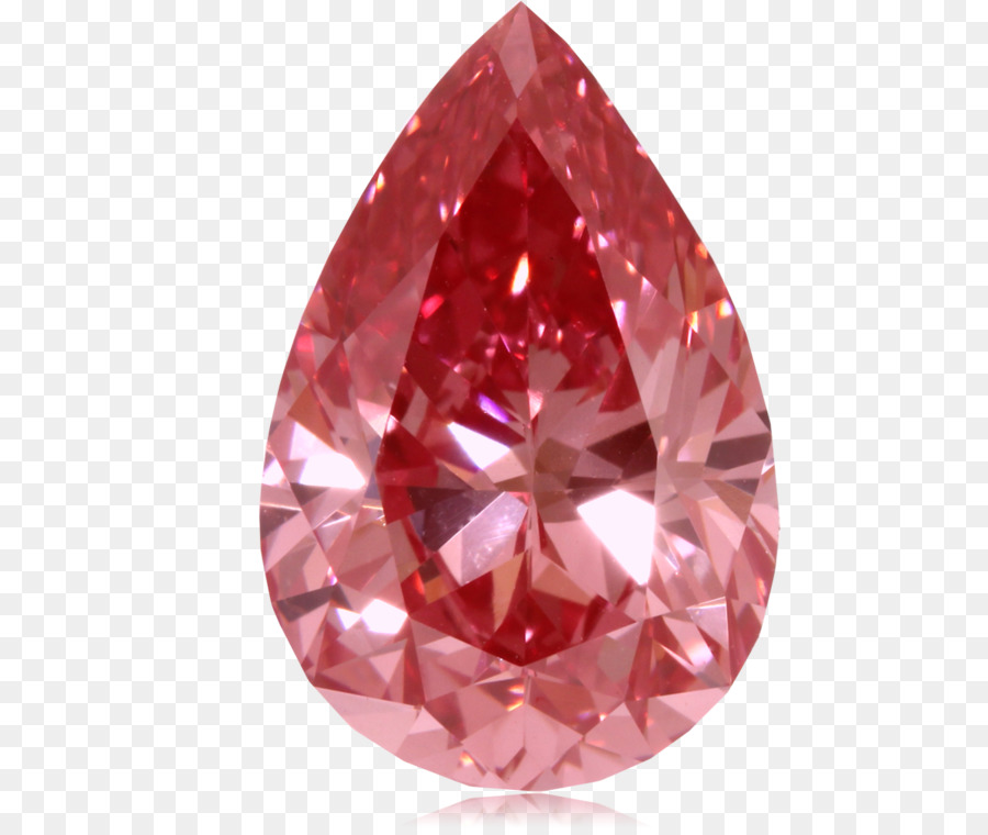 Roten Diamanten - Red Drop Diamant Png Bild