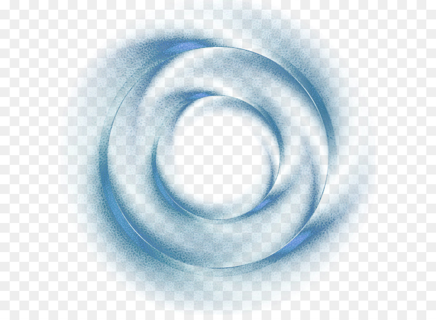 Blue Fancy Circle Effekt Element