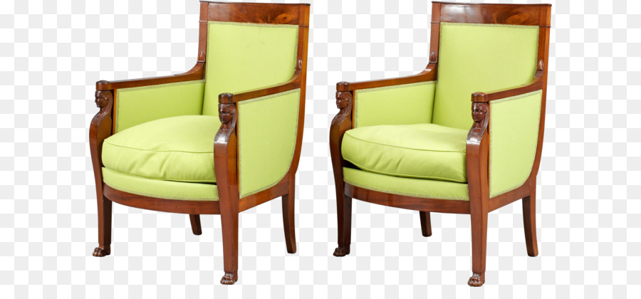 Flügel-Stuhl-Couch-Möbel Samt - Sessel PNG Bild