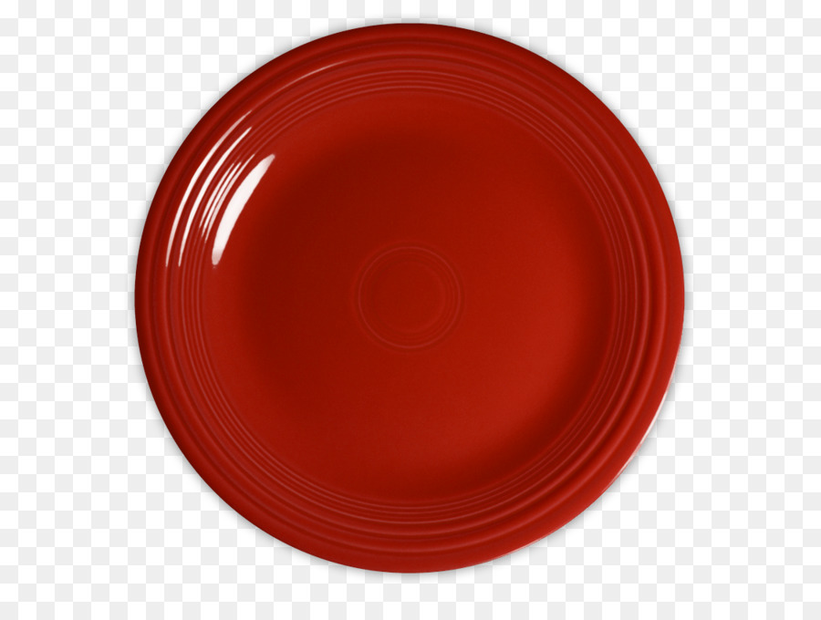 Teller Rot - rote Platte PNG Bild