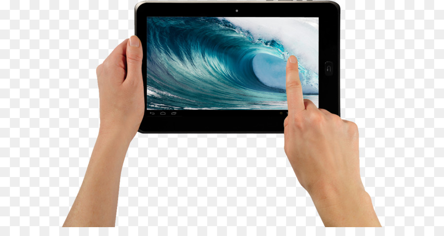 iPad Android-Hintergrundbild - Tablet in den Händen PNG Bild