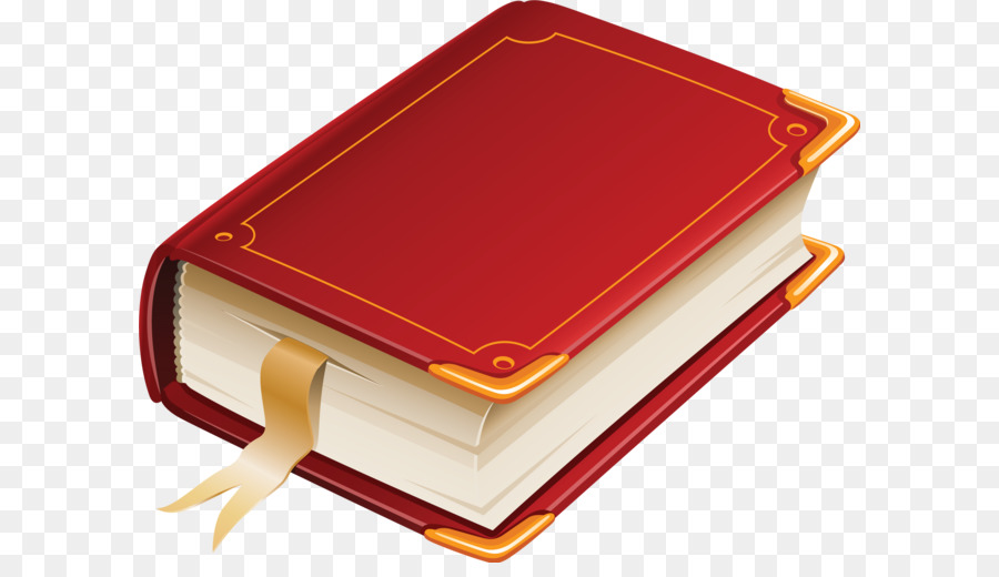 Buch clipart - Red-book-Format 
