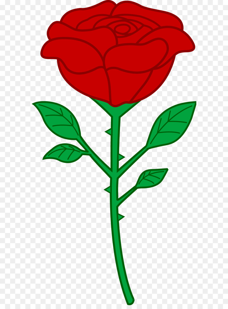 Rote Rose clipart - Rose Clip Art