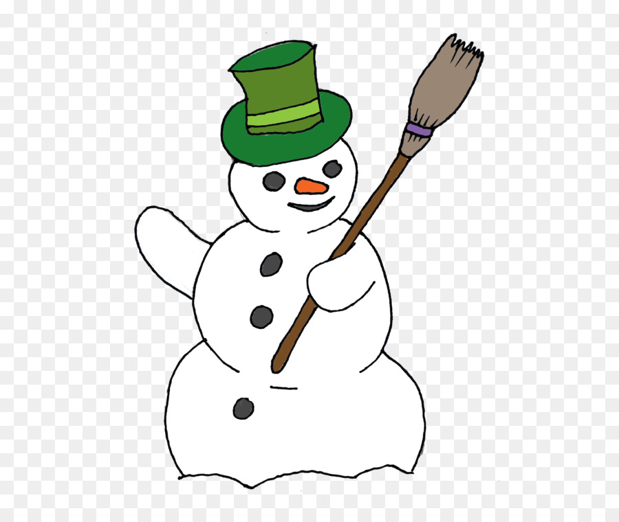 Snowman Chổi Clip nghệ thuật - Người Tuyết.