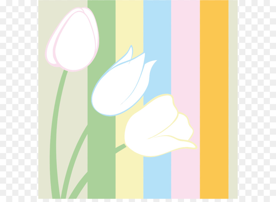Phấn Màu Hoa Tulip Clip nghệ thuật - Nước Xoáy.