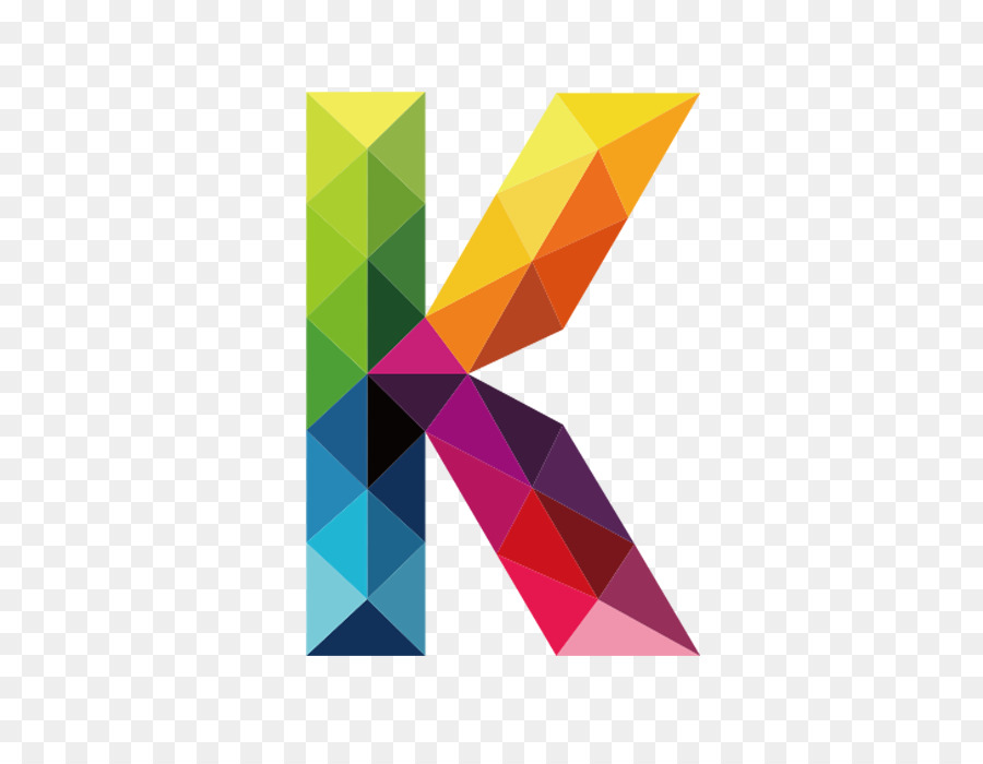 La Lettera K Logo Font - Le lettere colorate K