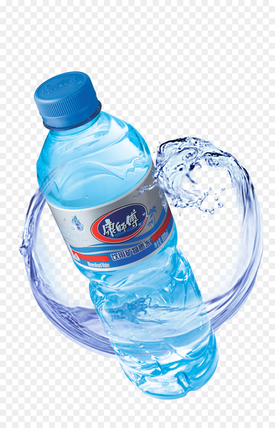 Acqua minerale in Bottiglia acqua - blu, acqua minerale