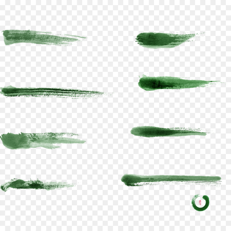 Grafik-software-Symbol - Wasser-Kreide-touch-grün Vielfalt