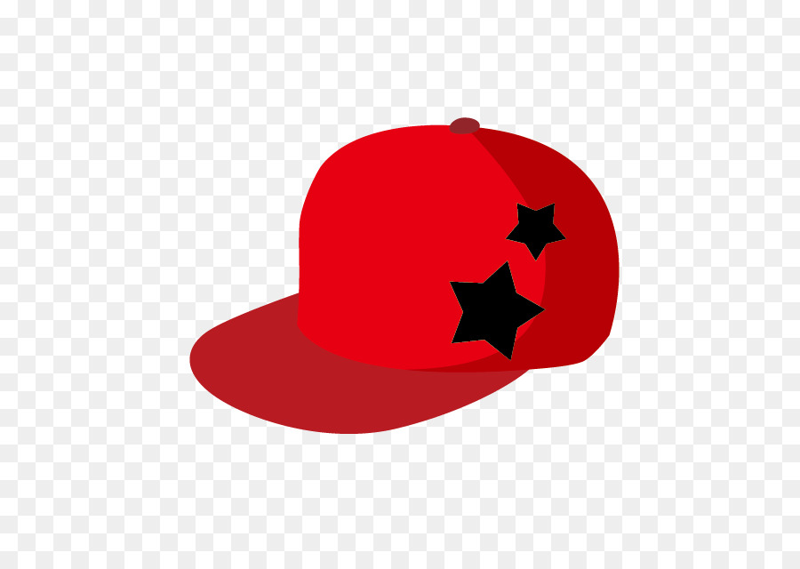 Baseball cap Hut - Cartoon rote baseball-Kappe