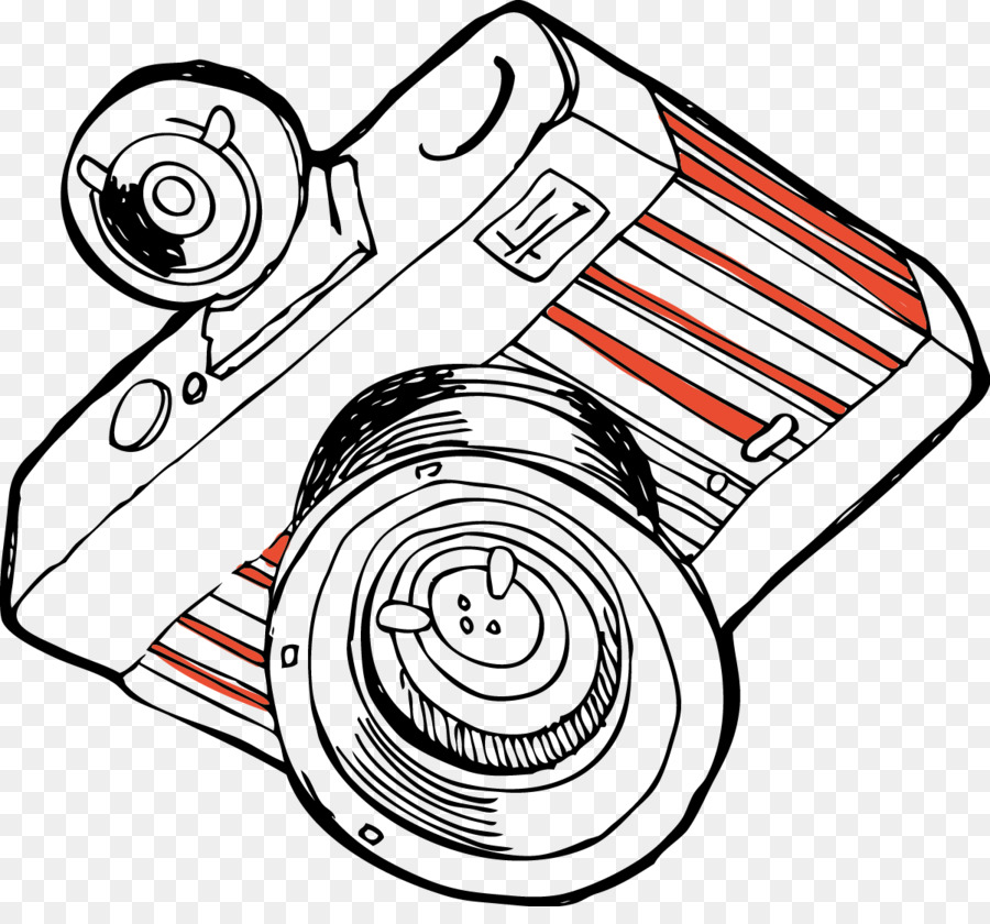 Kamera Clip-art - Alte Kamera-SLR-Kamera-Vektor