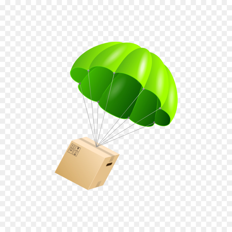 Fallschirm-Paket-Symbol - Fallschirm