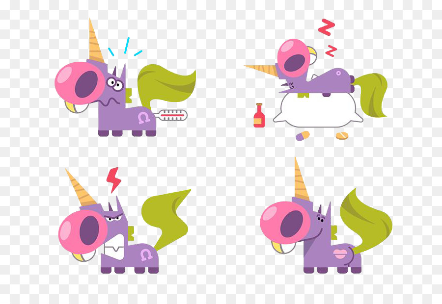 Hippopotamus Illustration Animation - Happy Hippo, Animierte Emoticons